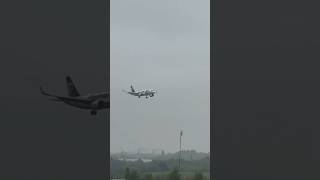 Egyptair landing at Heathrow Airport heathrowplanespotting [upl. by Anay337]