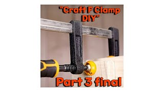 How to Make Long FClamps  Homemade Steel Clamps  Part 3 final part [upl. by Jaenicke]