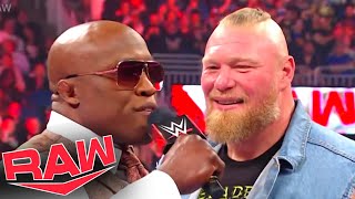 Brock Lesnar Wants Bobby Lashley At Elimination Chamber  WWE Raw 2623 Full Segment [upl. by Amadas]