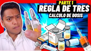 💊CALCULO DE DOSIS DE MEDICAMENTOS Regla de TRES en ENFERMERÍA CURSO 💉FACIL Y RAPIDO Enfermería [upl. by Castara]