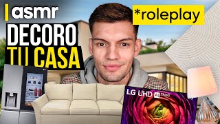 asmr roleplay para dormir diseñador de interiores [upl. by Loree]