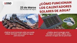 ¿CÓMO FUNCIONAN los CALENTADORES de AGUA SOLARES [upl. by Ledba]