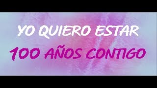 HaAsh Feat Prince Royce  100 Años Lyric Video [upl. by Appilihp]