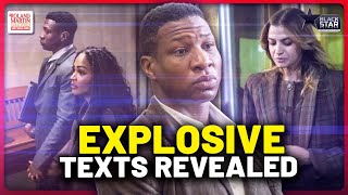 Disturbing Texts Jonathan Majors Appears To Admit Physically Attacking Ex Grace Jabbari [upl. by Eldnar991]