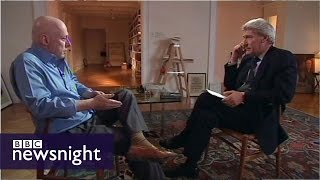 Paxman interviews Christopher Hitchens  Newsnight archives 2010 [upl. by Ednalrym]