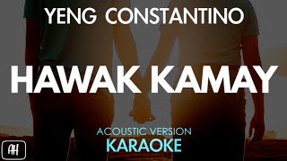 Yeng Constantino  Hawak Kamay KaraokeAcoustic Version [upl. by Pape]