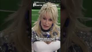 Dolly Parton performs at halftime of Dallas Cowboys game shorts [upl. by Elish]