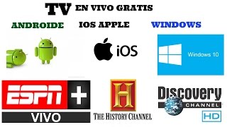 Television en Vivo GRATIS para ANDROID IOS y WINDOWS [upl. by Ecinwahs]