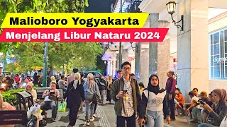 Suasana Malioboro Yogyakarta Di Malam Hari Menjelang Libur Nataru 2024  Wisata Jogja Terbaru [upl. by Friedrick]