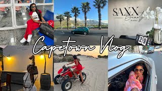 TRAVEL VLOG  We’re in Capetown  Saxxbeauty  Wine tasting  Shopping Missed our flight [upl. by Mountfort]