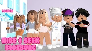 6 Player HIDE AND SEEK CHALLENGE In Bloxburg Roblox [upl. by Lliw737]