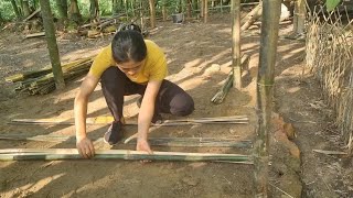 Build a bamboo chicken coop cook outdoors and make villagestyle vermicelli dishes [upl. by Willdon]