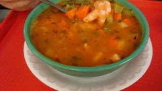 Shrimp and Fish Soup  Caldo de Pescado y Camaron Mex Style [upl. by Yank516]