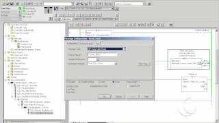 How to set up a Message MSG instruction in RSLogix5000 [upl. by Ardnikat]