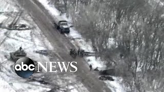 Russian troops push to capture the eastern city of Bakhmut  ABCNL [upl. by Mosnar]