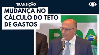 Alckmin fala em mudar cálculo do teto de gastos [upl. by Winter]