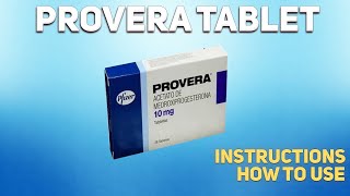 Provera tablet how to use Uses Dosage Side Effects Contraindications [upl. by Araek]