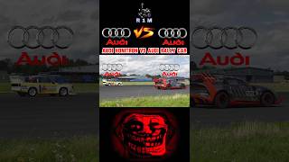 Audi honitron vs Audi rally car 😈🗿🗿shorts redbullf1 kawasaki rally [upl. by Ecarret]