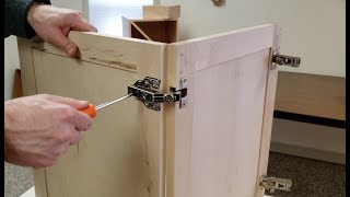 How To Install Corner Susan Door Hinges [upl. by Stallworth]