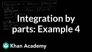 Integration by parts Âºcosxdx  AP Calculus BC  Khan Academy [upl. by Ellyn]