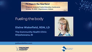 Fueling the Body Elaine Wakefield RDN LP Propionic Acidemia Hope in the Heartland Conference [upl. by Akinot]