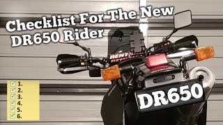 Your First DR650 Essential Mods And Tips Part 1 [upl. by Lydia]