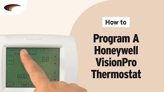 How To Program a Honeywell VisionPro Thermostat [upl. by Artima]