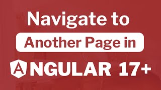 How to navigate to another page in Angular 17 [upl. by Doug]