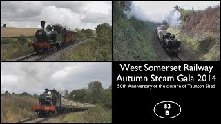 West Somerset Railway  Autumn Steam Gala 2014 [upl. by Ermin]