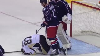 Brandon Dubinsky Cross Check on Sidney Crosby [upl. by Handal682]