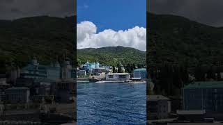 Saint Panteleimon Monastery  Mănăstirea Sfântului Pantelimon  Монастырь Святого Пантелеймона Athos [upl. by Epps]