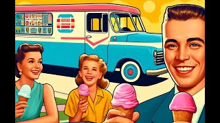 Generic Ice Cream Commercial From The 1950s [upl. by Ahsirahc680]