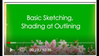 EPP 4 Q4 BASIC SKETCHING SHADINGOUTLINING [upl. by Ennire]