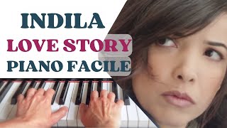 Indila  Love Story  Penguin Piano version avec partition  Easy pianocover in A minor wsheet [upl. by Acie]