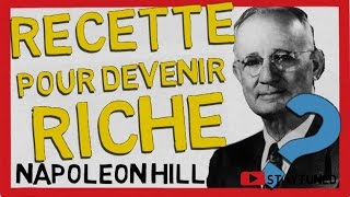 RECETTE pour devenir RICHE  NAPOLEON HILL  Réfléchissez et devenez riche Livre audio fr [upl. by Annayar]