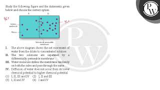 Study the following figure and the statements given below and choose the correct option I The a [upl. by Nylareg963]