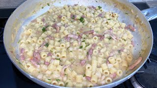 PASTA E FAGIOLI CON PANCETTA [upl. by Zubkoff]