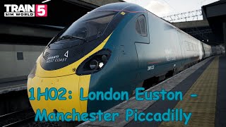 1H02 London Euston  Manchester Piccadilly  West Coast Main Line South  Class 390  TSW5 [upl. by Koby759]