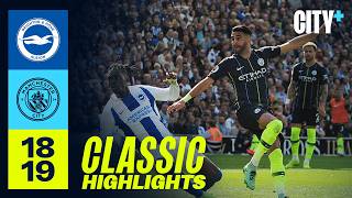 PREMIER LEAGUE CHAMPIONS  Brighton 14 City  Aguero Gundogan and Mahrez  Classic Highlights [upl. by Nyleahs]