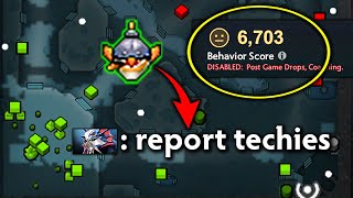 CAN YOU PLEASE STOP DOING THIS TO ME Techies players Behavior Score [upl. by Aicilanna]