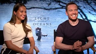 EXCLUSIVE Michael Fassbender and Alicia Vikander on Their Instant Chemistry On and OffScreen [upl. by Auhs]