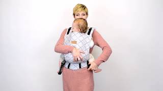 Wearing your baby in ISARA Quick Full Buckle with Crossed Straps [upl. by Scutt454]