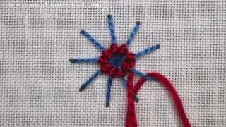 Ribbed Spider Web Stitch [upl. by Enttirb]