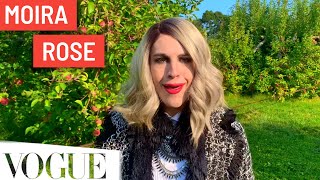 73 Questions With Moira Rose  Vogue [upl. by Robenia]