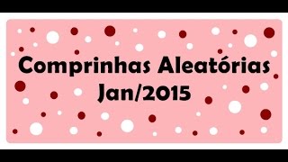 Comprinhas Aleatórias  Jan2015 [upl. by Nawyt]