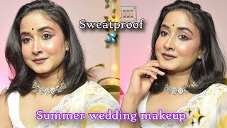 Affordable Summer wedding guest makeup Garmi mein makeup kaise karensummermakeuptips summermakeup [upl. by Varien]