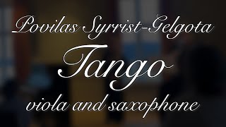 TANGO for viola and saxophone [upl. by Limber]