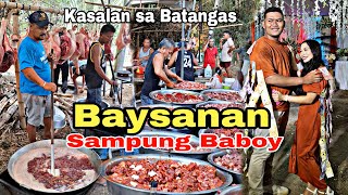 Baysanan sa Bukid Nagkatay ng Sampung Baboy mga Lutong Probinsya  Filipino wedding celebration [upl. by Novak]