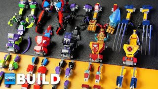 LEGO Speed Build Marvel Mech Armor Collection 2022  LEGO Marvel Super Heroes  Beat Build [upl. by Ariem]