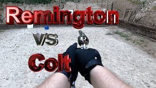 Remington 1858 vs Colt Cattleman  pojedynek na strzelnicy [upl. by Jacquie636]